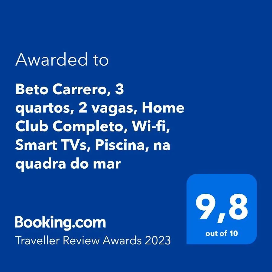 Apartment Beto Carrero, Praia, 3Qt, 2 Vagas, Home Club Nautilus, 2 Piscinas, Playgound, Academia Penha